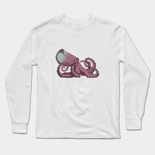 Octopus, red and green Long Sleeve T-Shirt